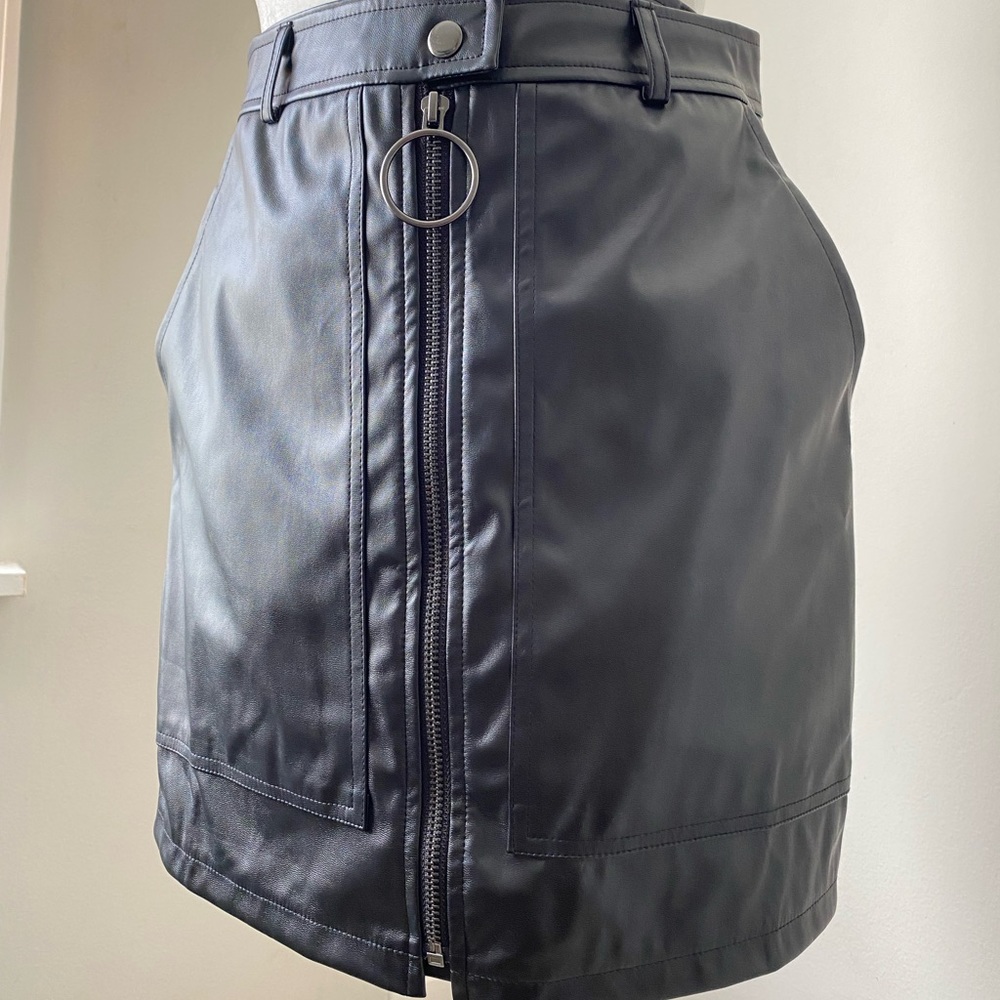 Black Leather Skirt